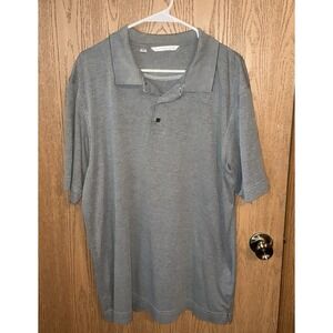 Cutter & Buck Dark Gray Short Sleeve Polo Shirt men's  XL‎
